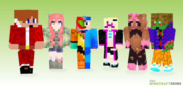 Mega Minecraft Skins - Best Free Minecraft skins for Girls and Boys