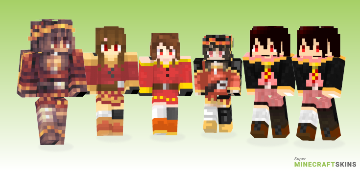 Megumin Minecraft Skins - Best Free Minecraft skins for Girls and Boys