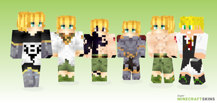 Meliodas Minecraft Skins - Best Free Minecraft skins for Girls and Boys