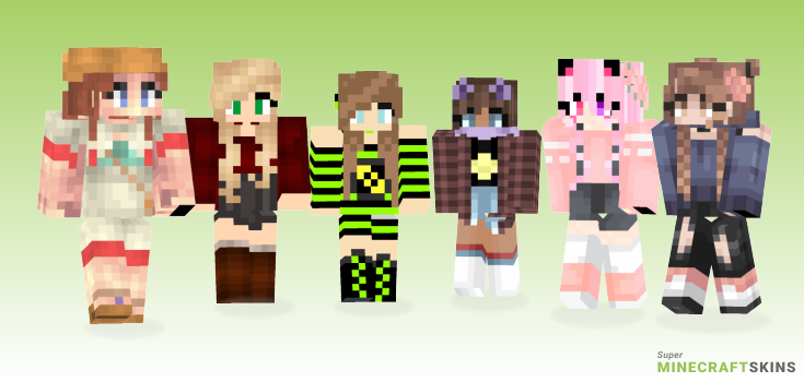 Melody Minecraft Skins - Best Free Minecraft skins for Girls and Boys