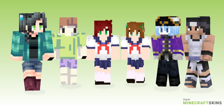 Member Minecraft Skins - Best Free Minecraft skins for Girls and Boys
