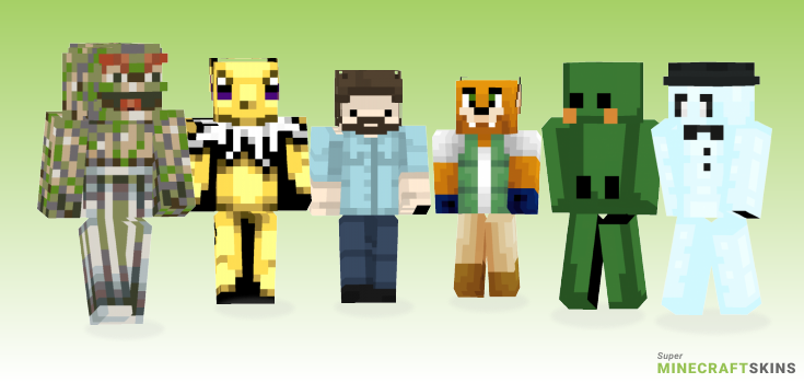 Members Minecraft Skins - Best Free Minecraft skins for Girls and Boys