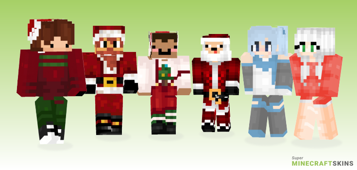 Merry christmas Minecraft Skins - Best Free Minecraft skins for Girls and Boys