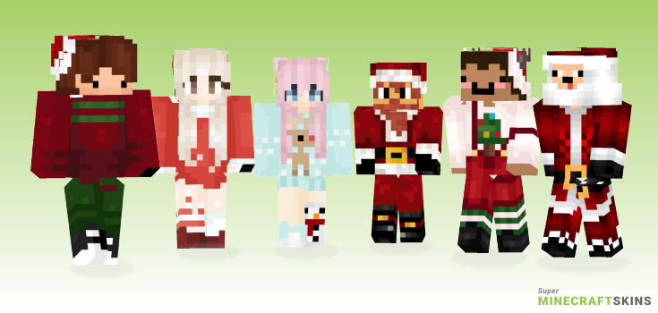 Merry Minecraft Skins - Best Free Minecraft skins for Girls and Boys