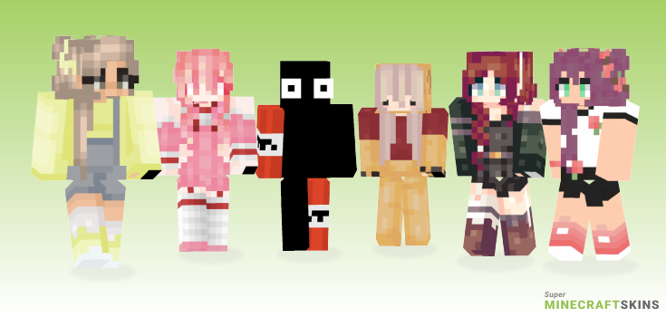 Mess Minecraft Skins - Best Free Minecraft skins for Girls and Boys