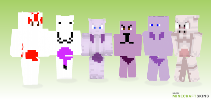 Mewtwo Minecraft Skins - Best Free Minecraft skins for Girls and Boys