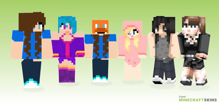 Mia Minecraft Skins - Best Free Minecraft skins for Girls and Boys