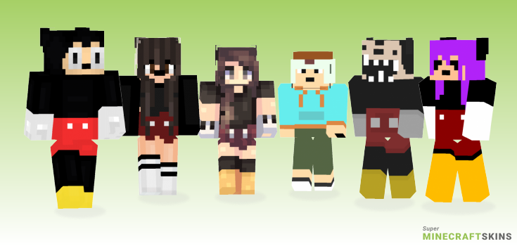 Mickey Minecraft Skins - Best Free Minecraft skins for Girls and Boys