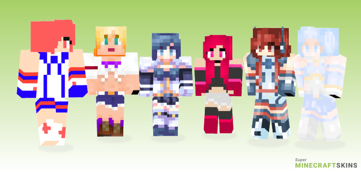Miki Minecraft Skins - Best Free Minecraft skins for Girls and Boys