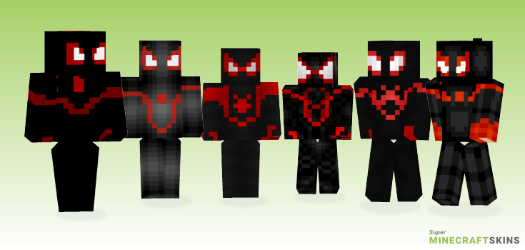 Miles morales Minecraft Skins - Best Free Minecraft skins for Girls and Boys