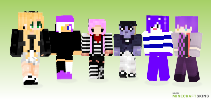 Mime Minecraft Skins - Best Free Minecraft skins for Girls and Boys