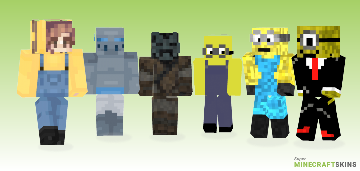 Minion Minecraft Skins - Best Free Minecraft skins for Girls and Boys