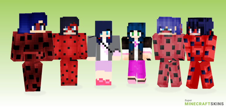 Download Miraculous ladybug Minecraft PE Skins - Cool Skins for Girls and B...