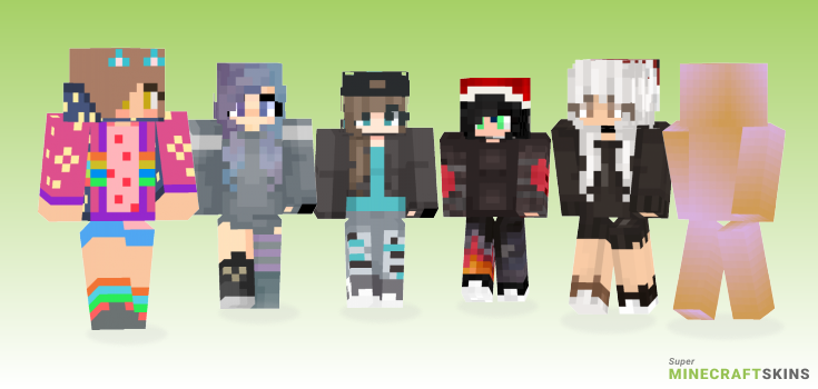 Mix Minecraft Skins - Best Free Minecraft skins for Girls and Boys