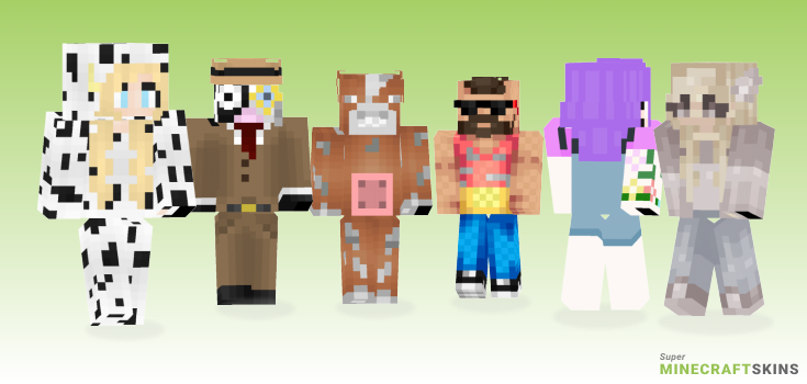 Moo Minecraft Skins - Best Free Minecraft skins for Girls and Boys