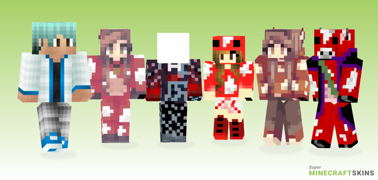 Mooshroom Minecraft Skins - Best Free Minecraft skins for Girls and Boys