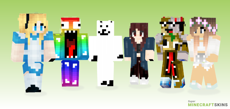 Most Minecraft Skins - Best Free Minecraft skins for Girls and Boys