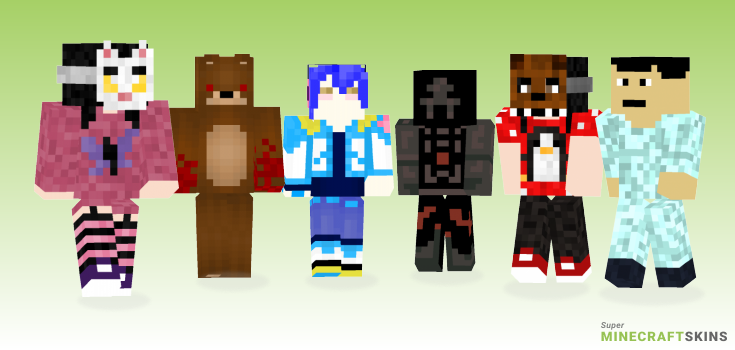 Murder Minecraft Skins - Best Free Minecraft skins for Girls and Boys