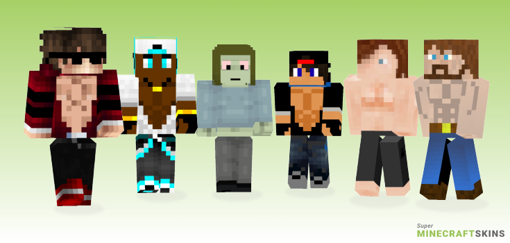 Muscle Minecraft Skins - Best Free Minecraft skins for Girls and Boys