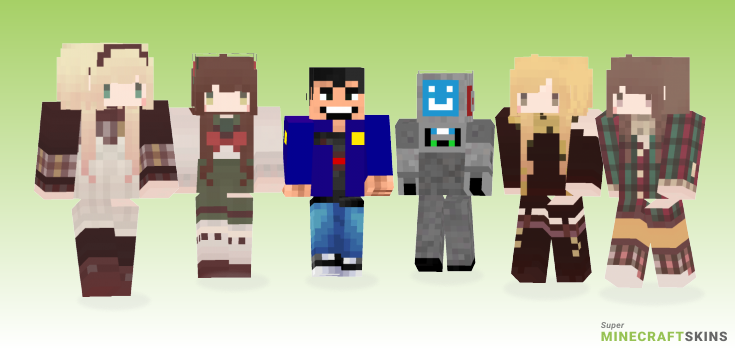 Musical Minecraft Skins - Best Free Minecraft skins for Girls and Boys