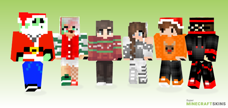 My christmas Minecraft Skins - Best Free Minecraft skins for Girls and Boys
