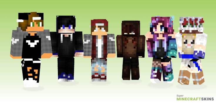 My favorite Minecraft Skins - Best Free Minecraft skins for Girls and Boys