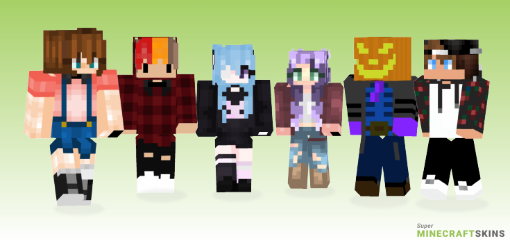 My first Minecraft Skins - Best Free Minecraft skins for Girls and Boys