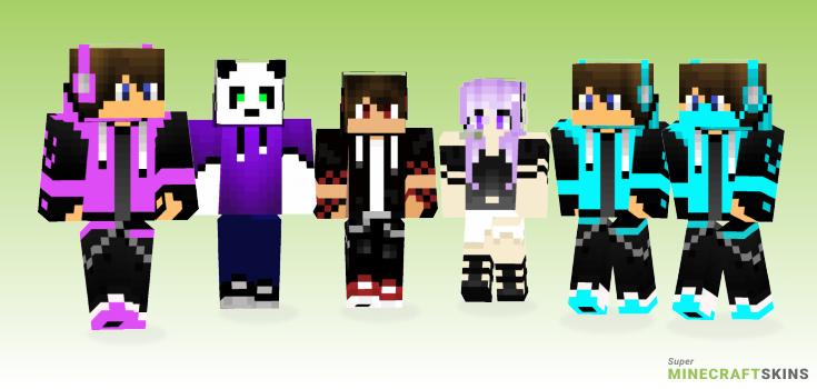 My gaming Minecraft Skins - Best Free Minecraft skins for Girls and Boys