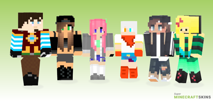 My last Minecraft Skins - Best Free Minecraft skins for Girls and Boys