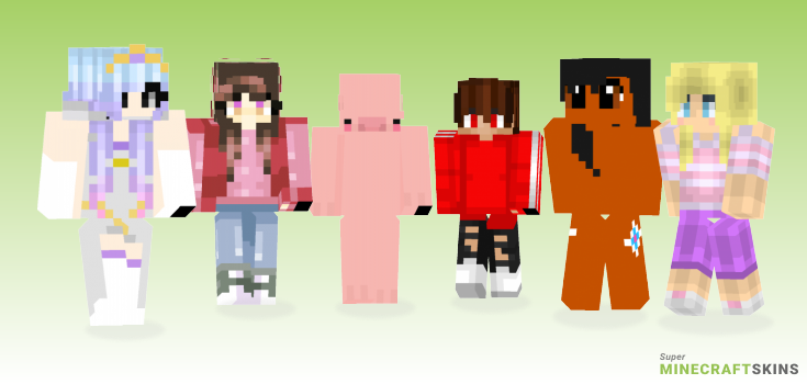 My little Minecraft Skins - Best Free Minecraft skins for Girls and Boys