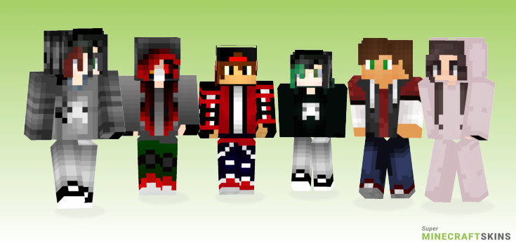 My main Minecraft Skins - Best Free Minecraft skins for Girls and Boys