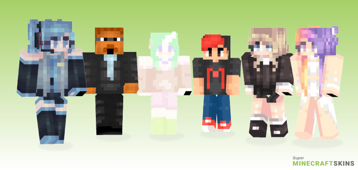My name Minecraft Skins - Best Free Minecraft skins for Girls and Boys