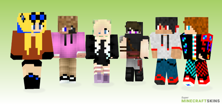 My new Minecraft Skins - Best Free Minecraft skins for Girls and Boys