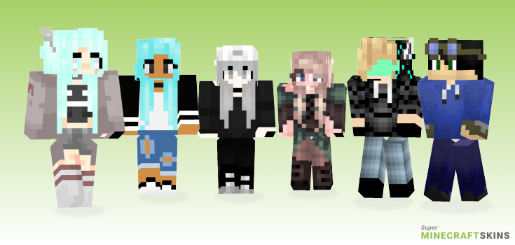 My old Minecraft Skins - Best Free Minecraft skins for Girls and Boys