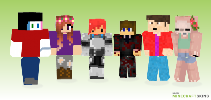 My online Minecraft Skins - Best Free Minecraft skins for Girls and Boys