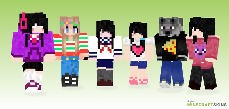 My personal Minecraft Skins - Best Free Minecraft skins for Girls and Boys