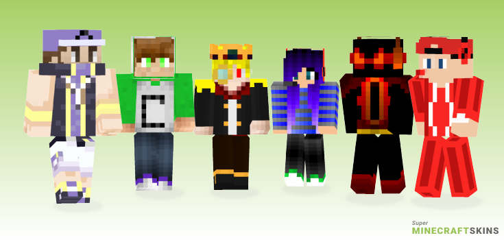 My yt Minecraft Skins - Best Free Minecraft skins for Girls and Boys