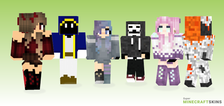 Mysterious Minecraft Skins - Best Free Minecraft skins for Girls and Boys