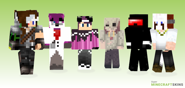 Mystery Minecraft Skins - Best Free Minecraft skins for Girls and Boys