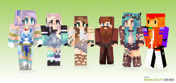 Mystical Minecraft Skins - Best Free Minecraft skins for Girls and Boys