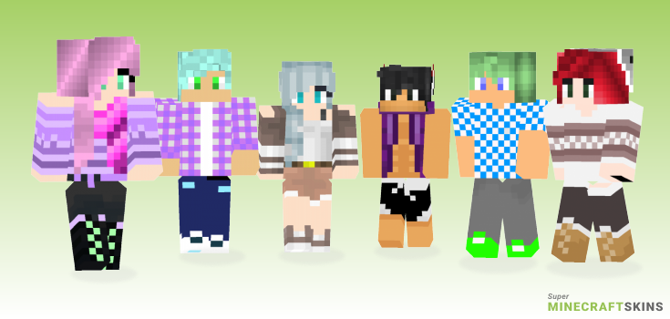 Mystreet Minecraft Skins - Best Free Minecraft skins for Girls and Boys