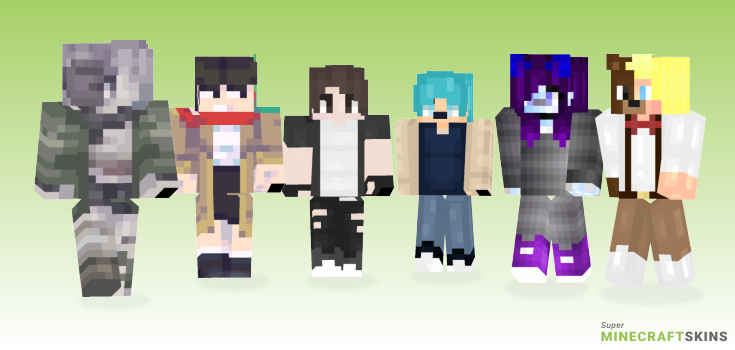 Name Minecraft Skins - Best Free Minecraft skins for Girls and Boys