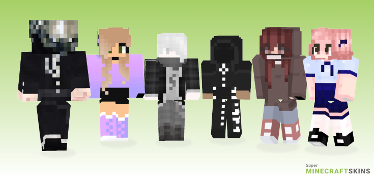Nameless Minecraft Skins - Best Free Minecraft skins for Girls and Boys