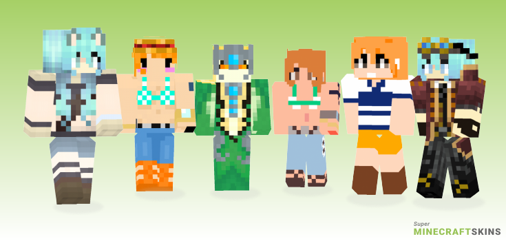 Nami Minecraft Skins - Best Free Minecraft skins for Girls and Boys