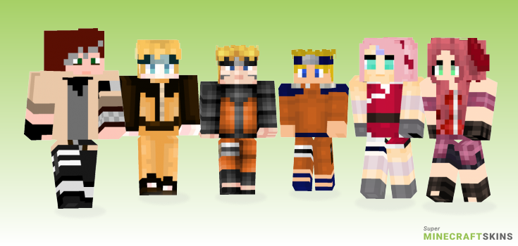 Naruto Minecraft Skins - Best Free Minecraft skins for Girls and Boys