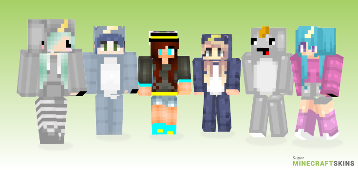 Narwhal Minecraft Skins - Best Free Minecraft skins for Girls and Boys