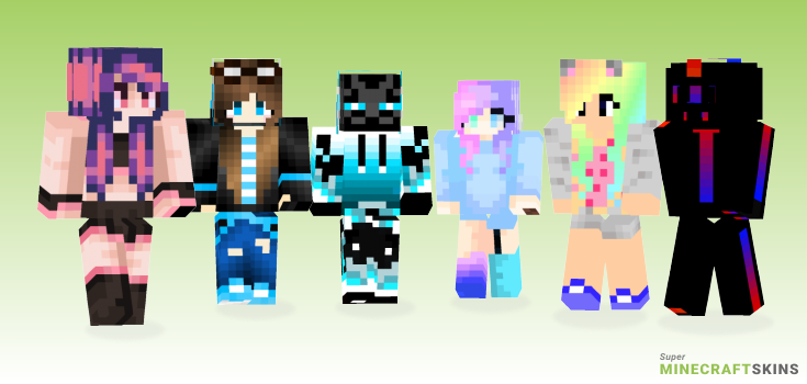 Neon Minecraft Skins - Best Free Minecraft skins for Girls and Boys