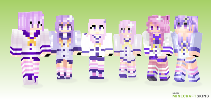 Nepgear Minecraft Skins - Best Free Minecraft skins for Girls and Boys