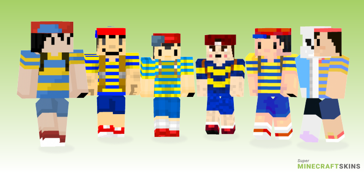 Ness Minecraft Skins - Best Free Minecraft skins for Girls and Boys