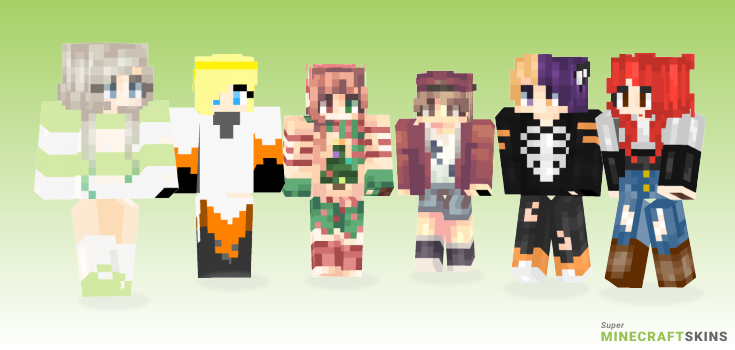 Never Minecraft Skins - Best Free Minecraft skins for Girls and Boys